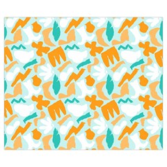 Design Pattern Seamless Tropical Zipper Medium Tote Bag from ArtsNow.com Back