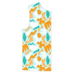 Design Pattern Seamless Tropical Kid s Button Up Puffer Vest from ArtsNow.com Front Right