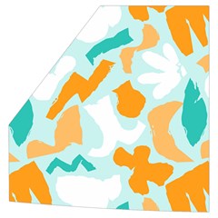 Design Pattern Seamless Tropical Kid s Button Up Puffer Vest from ArtsNow.com Pocket Right