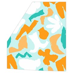 Design Pattern Seamless Tropical Men s High Neck Button Up Puffer Vest from ArtsNow.com Pocket Right