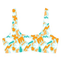 Design Pattern Seamless Tropical Cross Back Hipster Bikini Set from ArtsNow.com Front