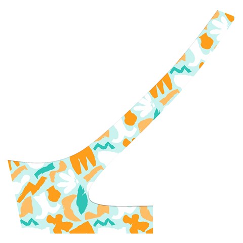 Design Pattern Seamless Tropical Cross Back Hipster Bikini Set from ArtsNow.com Back Left