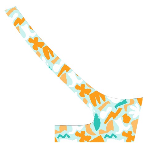 Design Pattern Seamless Tropical Cross Back Hipster Bikini Set from ArtsNow.com Back Right
