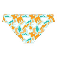 Design Pattern Seamless Tropical Cross Back Hipster Bikini Set from ArtsNow.com Back Under