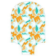 Design Pattern Seamless Tropical Luggage Cover (Small) from ArtsNow.com Back