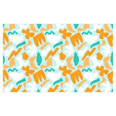 Design Pattern Seamless Tropical Kids  Hooded Rain Ponchos from ArtsNow.com Pocket Cover