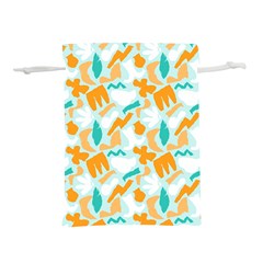 Design Pattern Seamless Tropical Lightweight Drawstring Pouch (L) from ArtsNow.com Front
