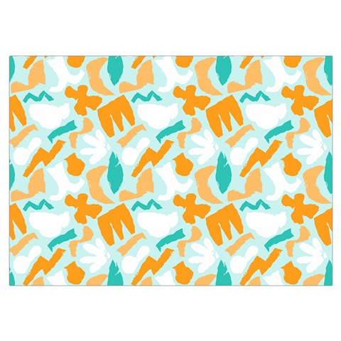 Design Pattern Seamless Tropical Wristlet Pouch Bag (Small) from ArtsNow.com Belt Loop