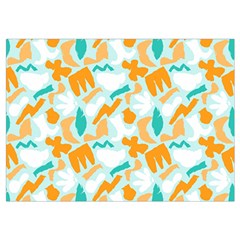 Design Pattern Seamless Tropical Wristlet Pouch Bag (Small) from ArtsNow.com Belt Loop