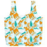 Design Pattern Seamless Tropical Full Print Recycle Bag (XXXL)