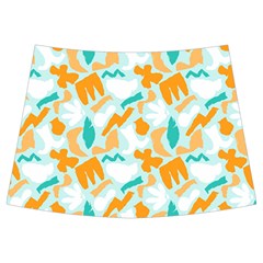 Design Pattern Seamless Tropical Kids  Midi Sailor Dress from ArtsNow.com Front Skirt
