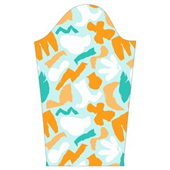 Design Pattern Seamless Tropical Kids  Long Sleeve Velvet Lounge Robe from ArtsNow.com Sleeve Right