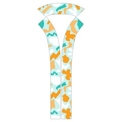 Design Pattern Seamless Tropical Kids  Long Sleeve Velvet Lounge Robe from ArtsNow.com Collar Inside