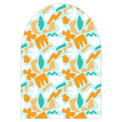 Design Pattern Seamless Tropical Microwave Oven Glove from ArtsNow.com Front
