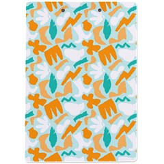 Design Pattern Seamless Tropical A4 Acrylic Clipboard from ArtsNow.com Back