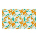 Design Pattern Seamless Tropical Banner and Sign 5  x 3 