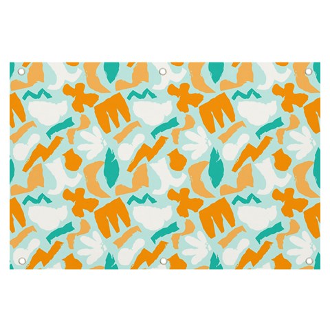 Design Pattern Seamless Tropical Banner and Sign 6  x 4  from ArtsNow.com Front