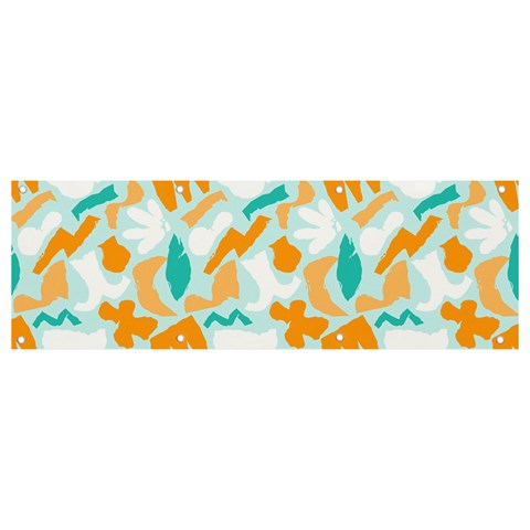 Design Pattern Seamless Tropical Banner and Sign 9  x 3  from ArtsNow.com Front