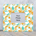 Design Pattern Seamless Tropical White Wall Photo Frame 5  x 7 