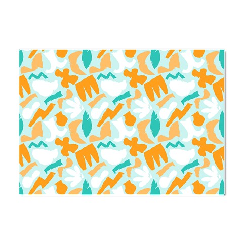 Design Pattern Seamless Tropical Crystal Sticker (A4) from ArtsNow.com Front