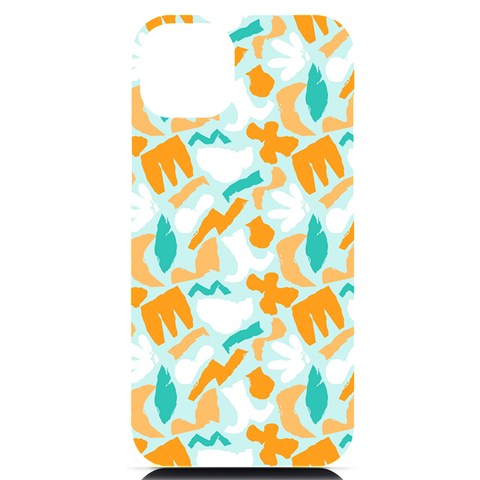 Design Pattern Seamless Tropical iPhone 14 Plus Black UV Print PC Hardshell Case from ArtsNow.com Front