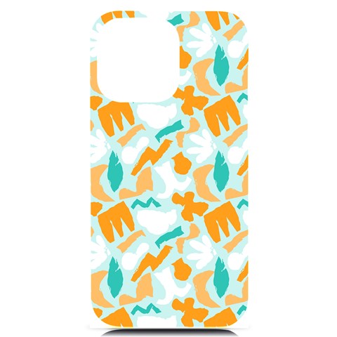 Design Pattern Seamless Tropical iPhone 14 Pro Max Black UV Print PC Hardshell Case from ArtsNow.com Front