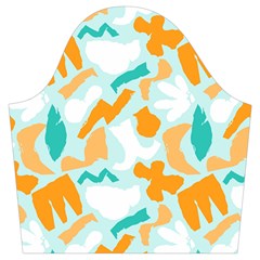 Design Pattern Seamless Tropical Trumpet Sleeve Cropped Top from ArtsNow.com Sleeve Left