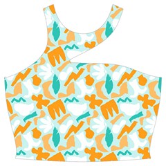Design Pattern Seamless Tropical Cut Out Top from ArtsNow.com Front