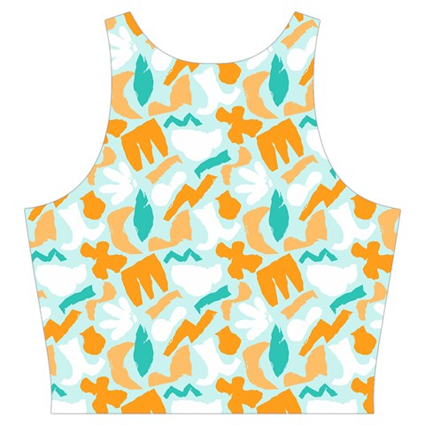 Design Pattern Seamless Tropical Cut Out Top from ArtsNow.com Back