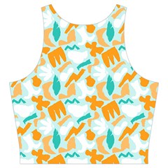 Design Pattern Seamless Tropical Cut Out Top from ArtsNow.com Back