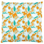 Design Pattern Seamless Tropical 18  Baby Flannel Cushion Case (Two Sides)