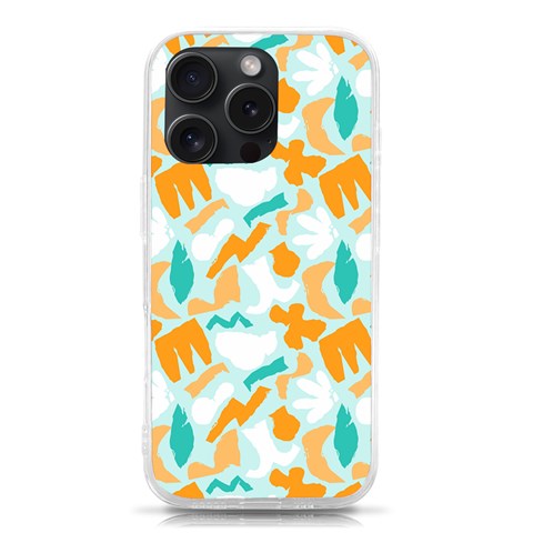 Design Pattern Seamless Tropical iPhone 15 Pro TPU UV Print Case from ArtsNow.com Front