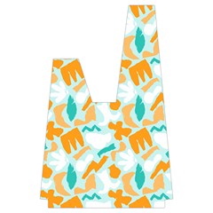Design Pattern Seamless Tropical Japanese Wrist Knot Bag from ArtsNow.com Back Inisde