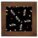 Pattern Design Seamless Fishbone Framed Tile