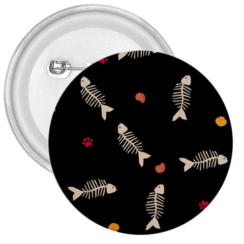 Pattern Design Seamless Fishbone 3  Buttons from ArtsNow.com Front
