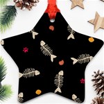 Pattern Design Seamless Fishbone Ornament (Star)