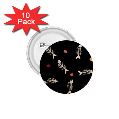 Pattern Design Seamless Fishbone 1.75  Buttons (10 pack) from ArtsNow.com Front