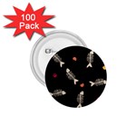 Pattern Design Seamless Fishbone 1.75  Buttons (100 pack) 