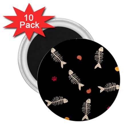 Pattern Design Seamless Fishbone 2.25  Magnets (10 pack)  from ArtsNow.com Front