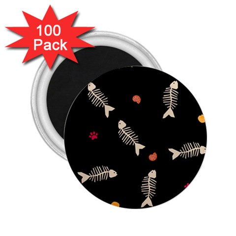 Pattern Design Seamless Fishbone 2.25  Magnets (100 pack)  from ArtsNow.com Front