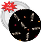 Pattern Design Seamless Fishbone 3  Buttons (100 pack) 