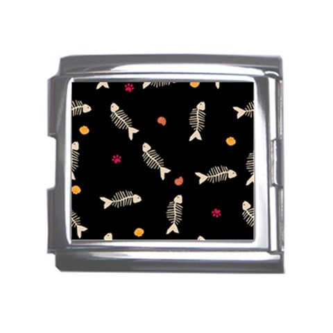 Pattern Design Seamless Fishbone Mega Link Italian Charm (18mm) from ArtsNow.com Front