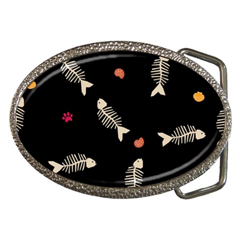 Pattern Design Seamless Fishbone Belt Buckles from ArtsNow.com Front