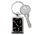 Pattern Design Seamless Fishbone Key Chain (Rectangle)