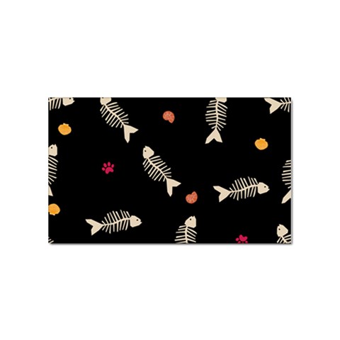 Pattern Design Seamless Fishbone Sticker (Rectangular) from ArtsNow.com Front