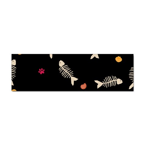 Pattern Design Seamless Fishbone Sticker (Bumper) from ArtsNow.com Front