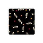 Pattern Design Seamless Fishbone Square Magnet