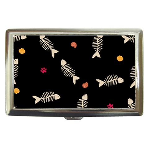 Pattern Design Seamless Fishbone Cigarette Money Case from ArtsNow.com Front