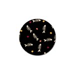 Pattern Design Seamless Fishbone Golf Ball Marker (4 pack)