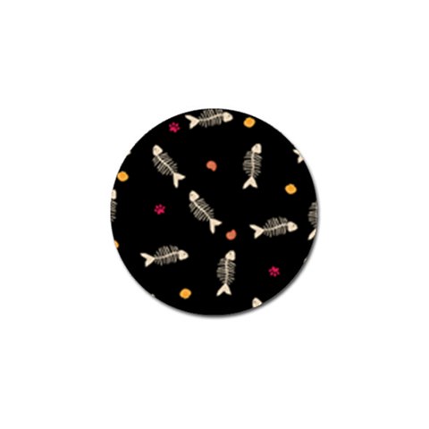 Pattern Design Seamless Fishbone Golf Ball Marker (10 pack) from ArtsNow.com Front